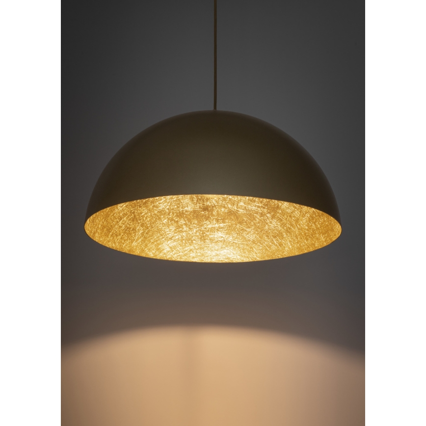 Żyrandol na lince SFERA 1xE27/60W/230V śr. 35 cm złoty