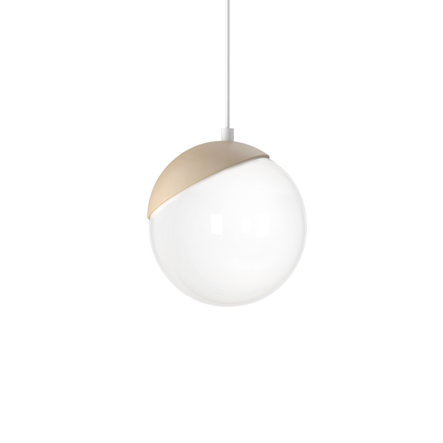 Żyrandol na lince SFERA WOOD 1xE14/40W/230V