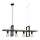 Żyrandol na lince SHELF 4xE27/60W/230V