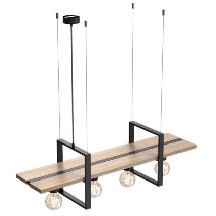 Żyrandol na lince SHELF 4xE27/60W/230V