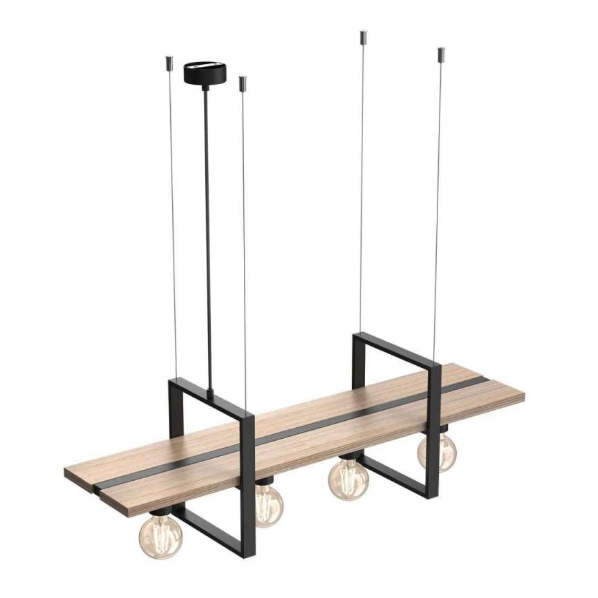 Żyrandol na lince SHELF 4xE27/60W/230V