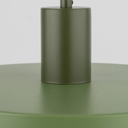 Żyrandol na lince SILA 1xE27/15W/230V śr. 30 cm zielony