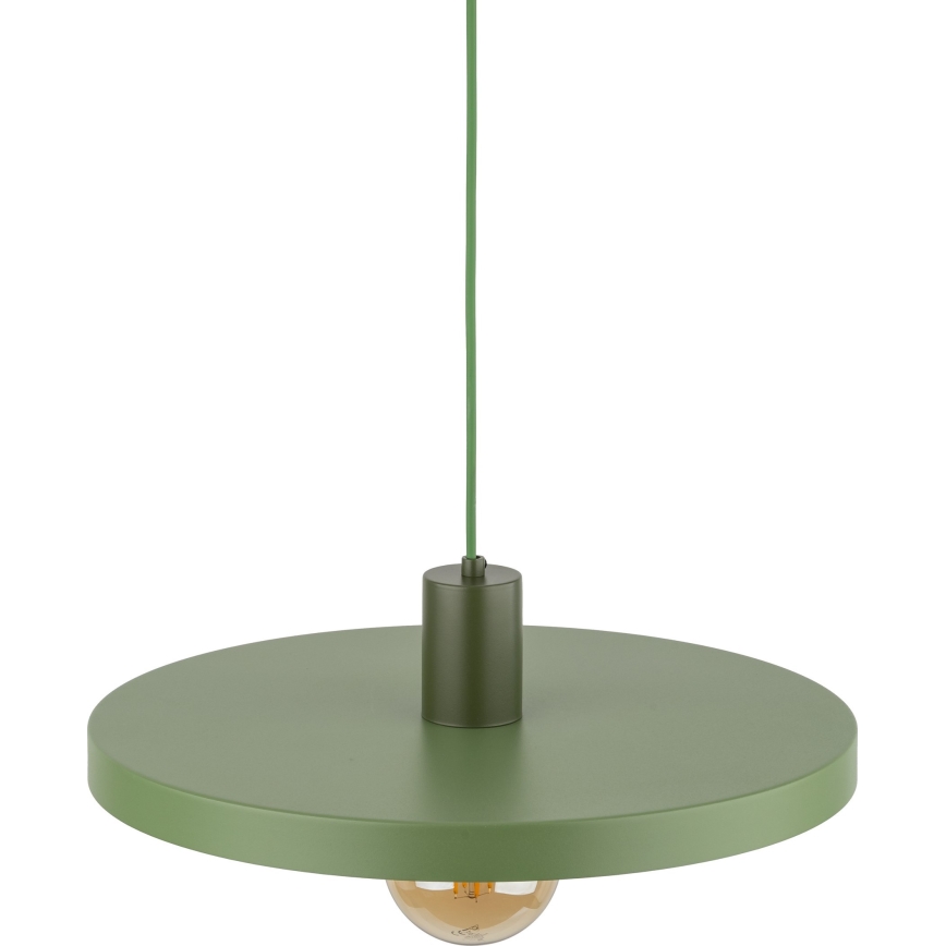 Żyrandol na lince SILA 1xE27/15W/230V śr. 40 cm zielony