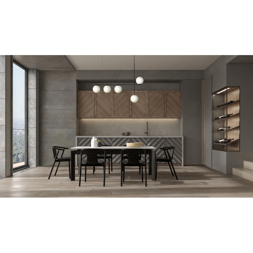 Żyrandol na lince SILIA 5xG9/12W/230V czarny