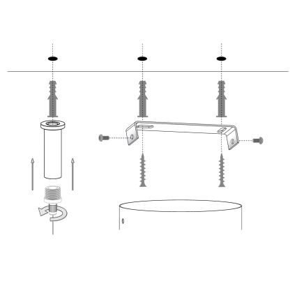 Żyrandol na lince SILIA 5xG9/12W/230V czarny