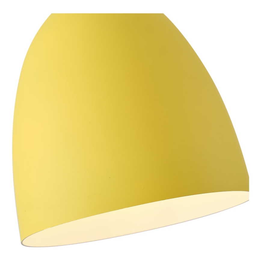 Żyrandol na lince SIMPLO 1xE27/15W/230V żółty śr. 23 cm
