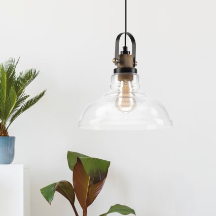 Żyrandol na lince SINGLE 1xE27/60W/230V