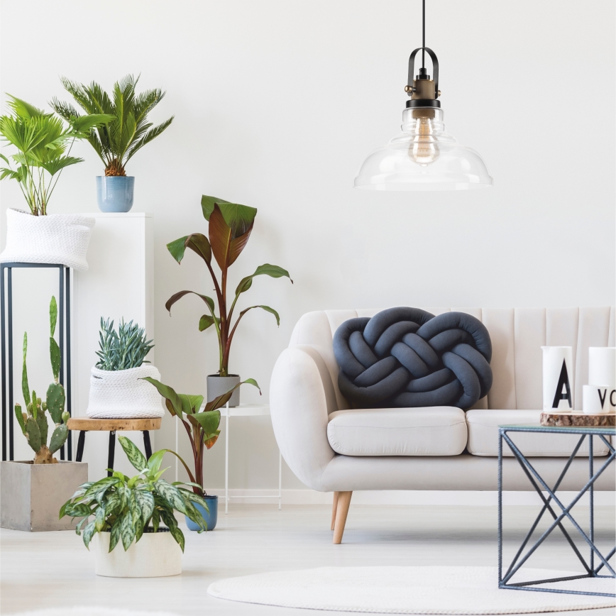 Żyrandol na lince SINGLE 1xE27/60W/230V