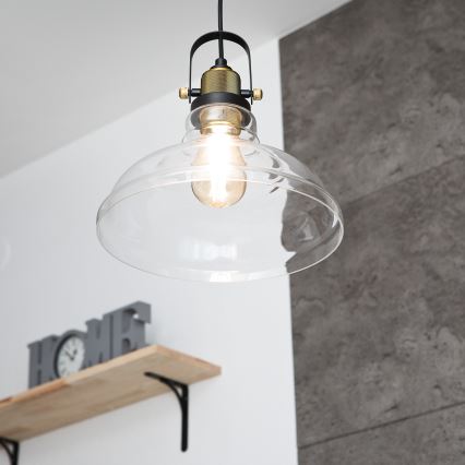 Żyrandol na lince SINGLE 1xE27/60W/230V