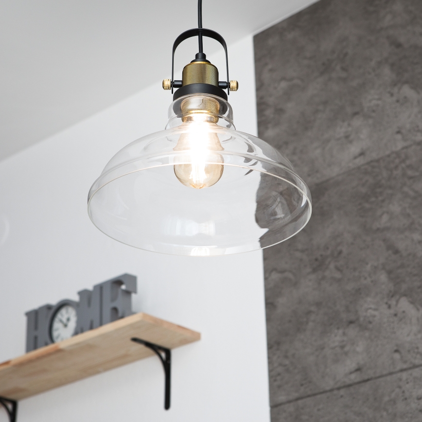 Żyrandol na lince SINGLE 1xE27/60W/230V