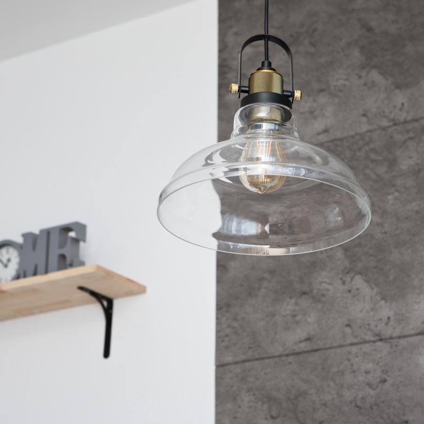 Żyrandol na lince SINGLE 1xE27/60W/230V