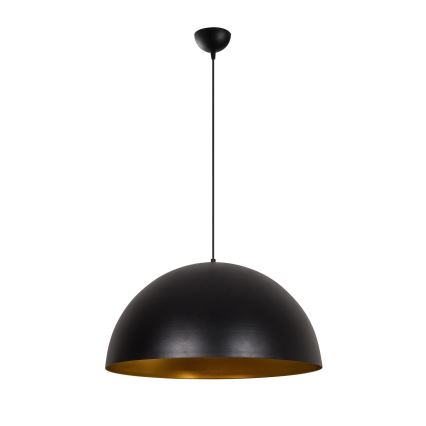 Żyrandol na lince SIVANI 1xE27/40W/230V śr. 60 cm czarny/miedziany