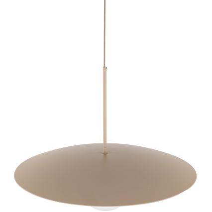 Żyrandol na lince SLATE 1xE27/15W/230V śr. 65 cm beżowy
