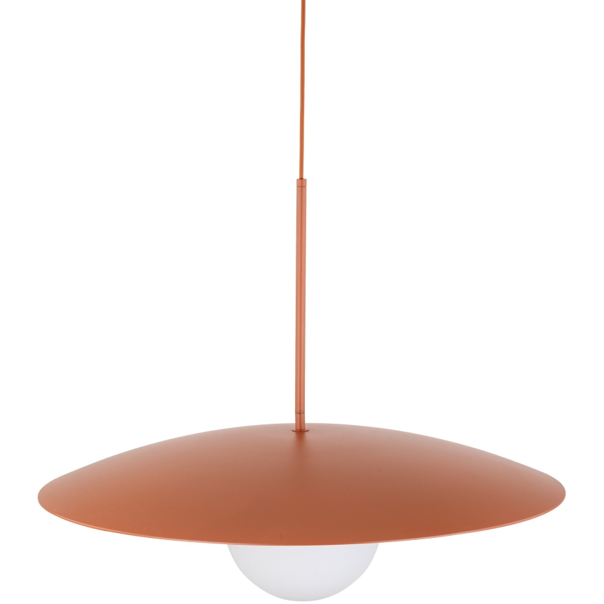 Żyrandol na lince SLATE 1xE27/15W/230V śr. 65 cm ceglasty