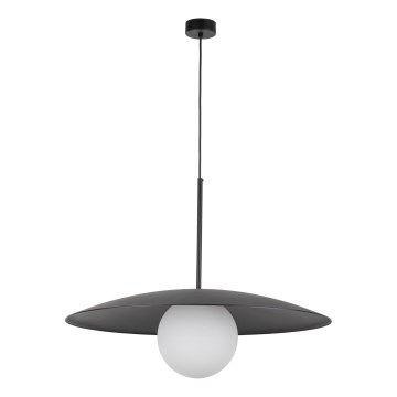Żyrandol na lince SLATE 1xE27/15W/230V śr. 65 cm czarny
