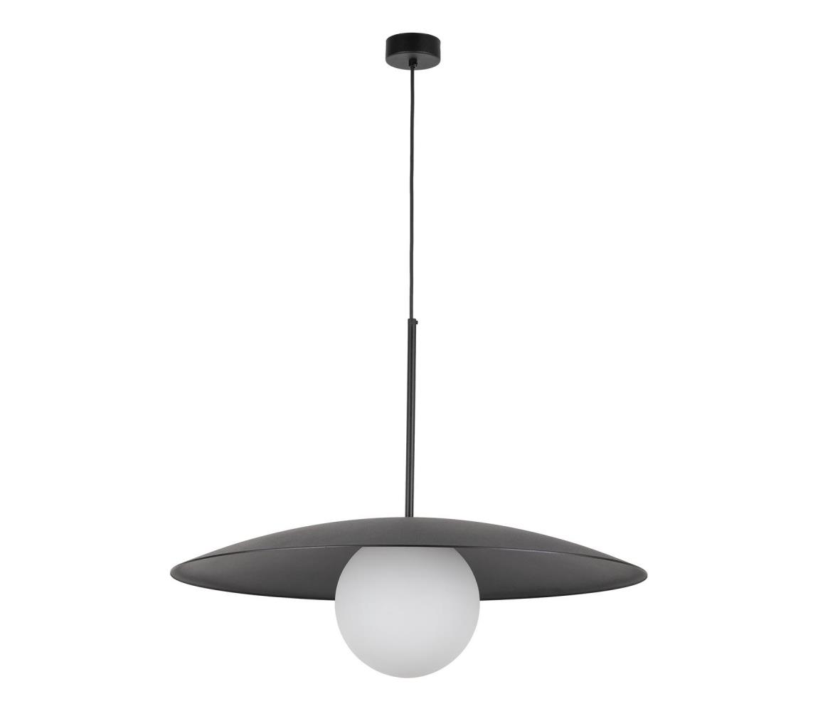 Żyrandol na lince SLATE 1xE27/15W/230V śr. 65 cm czarny