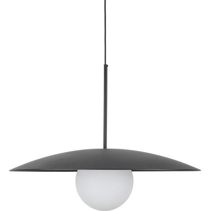 Żyrandol na lince SLATE 1xE27/15W/230V śr. 65 cm czarny