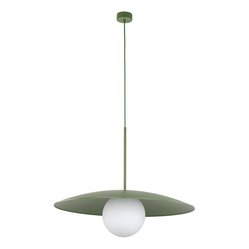 Żyrandol na lince SLATE 1xE27/15W/230V śr. 65 cm zielony