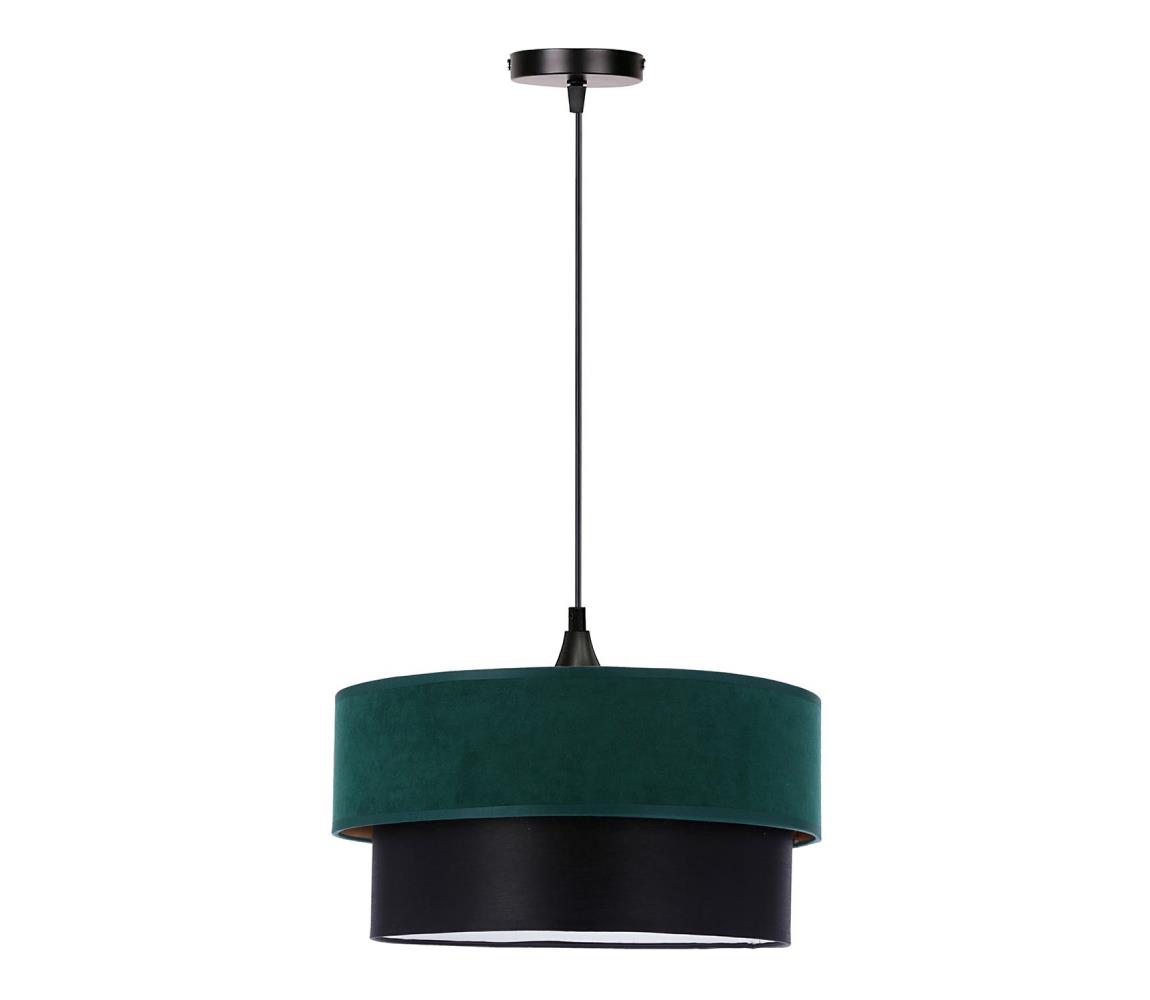 Żyrandol na lince SOLANTO 1xE27/60W/230V zielony/czarny