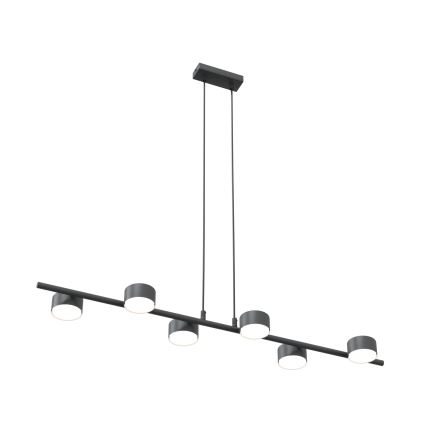 Żyrandol na lince SORA 6xGX53/12W/230V czarny