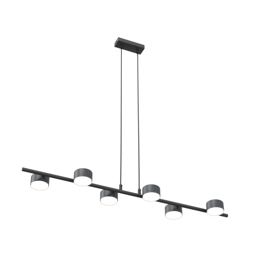Żyrandol na lince SORA 6xGX53/12W/230V czarny