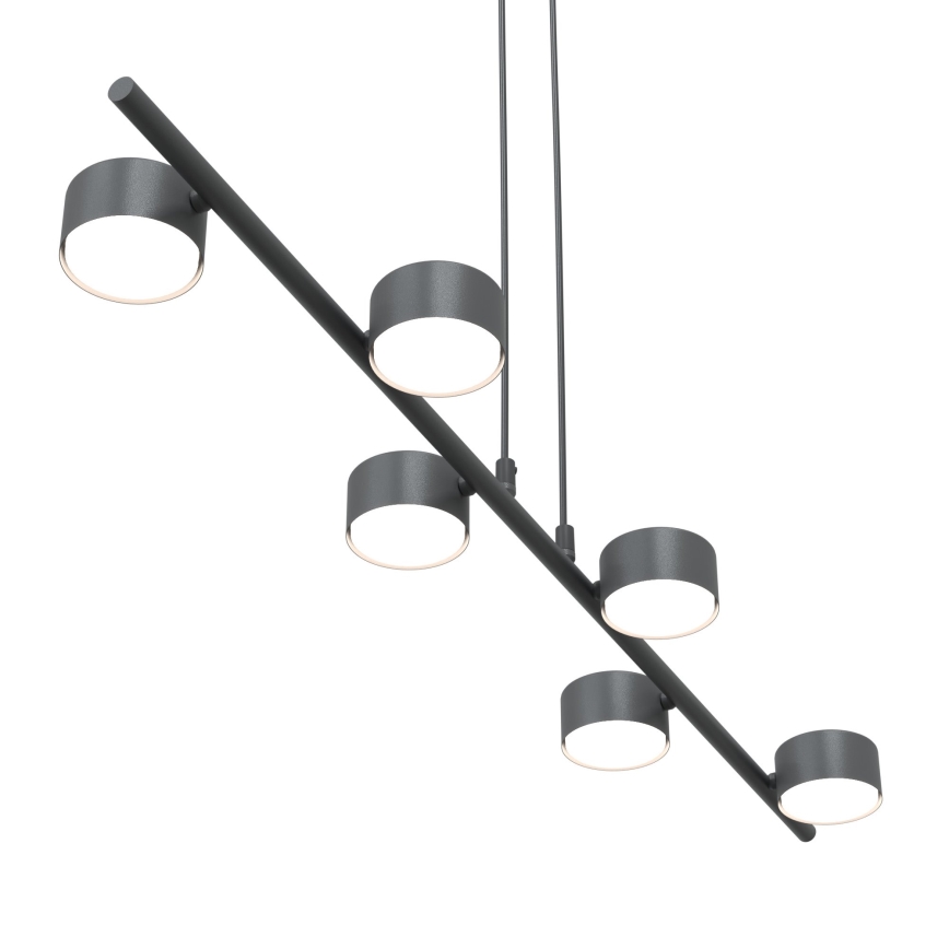 Żyrandol na lince SORA 6xGX53/12W/230V czarny