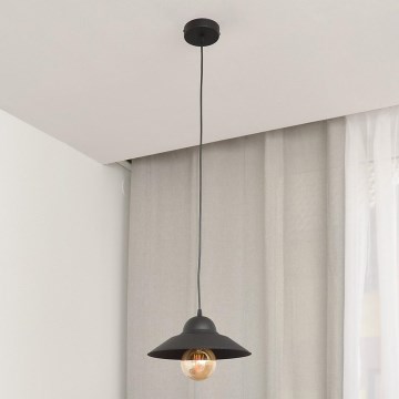 Żyrandol na lince SORAPIS 1xE27/15W/230V czarne