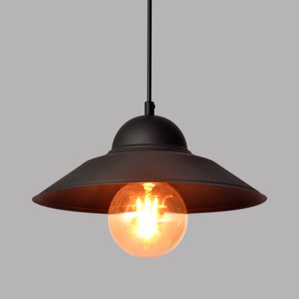 Żyrandol na lince SORAPIS 1xE27/15W/230V czarne