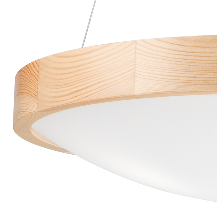 Żyrandol na lince SOSNA 2xE27/60W/230V ø 37 cm sosna