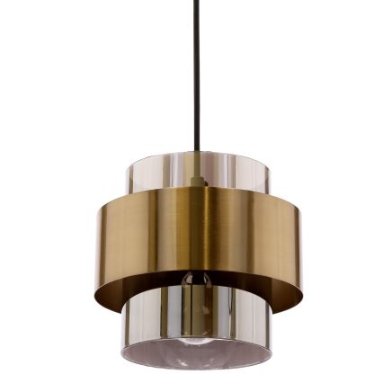Żyrandol na lince SPIEGA 1xE27/60W/230V złoty/czarny
