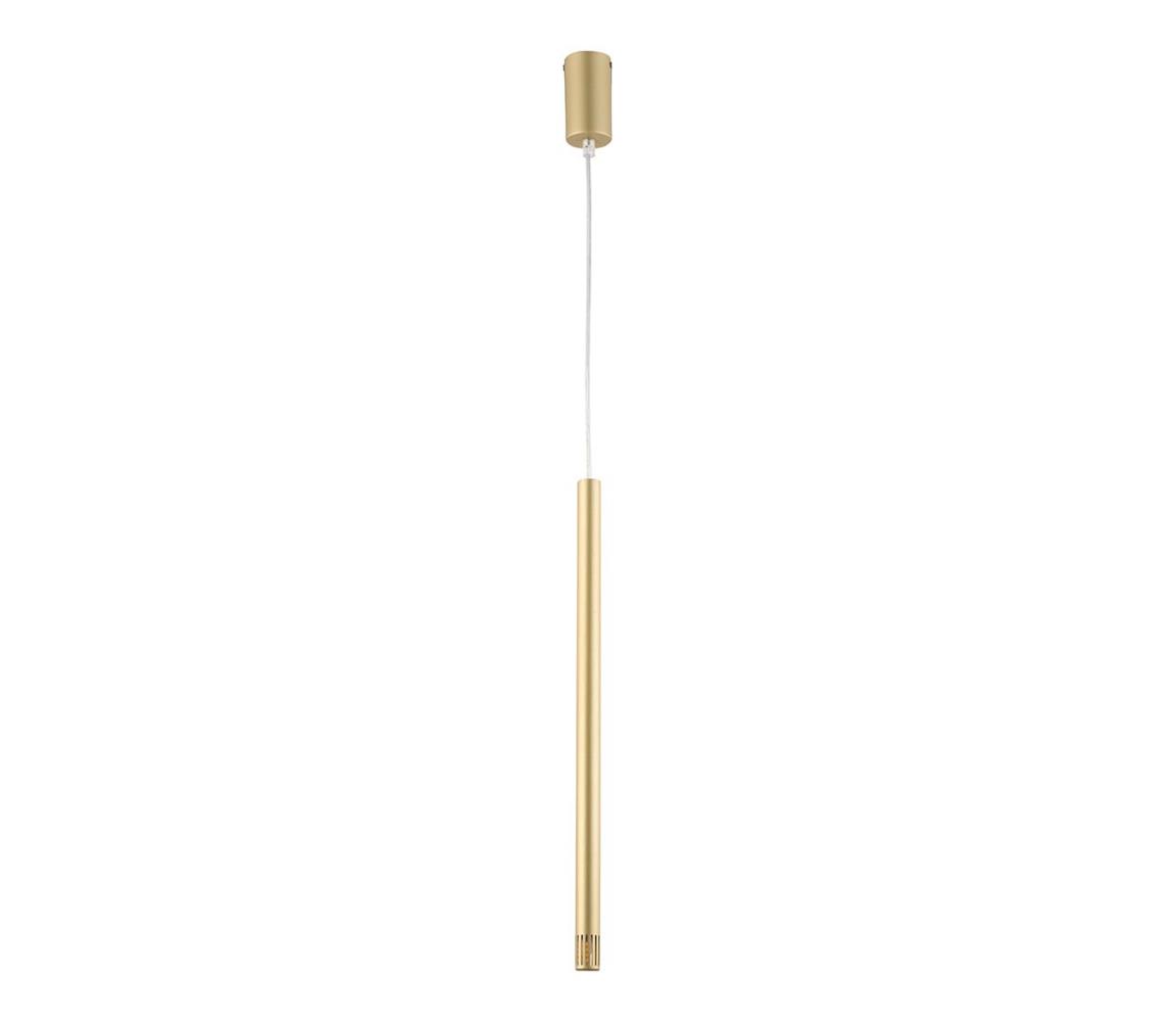Żyrandol na lince STALACTITE LASER 1xG9/2,5W/230V złoty