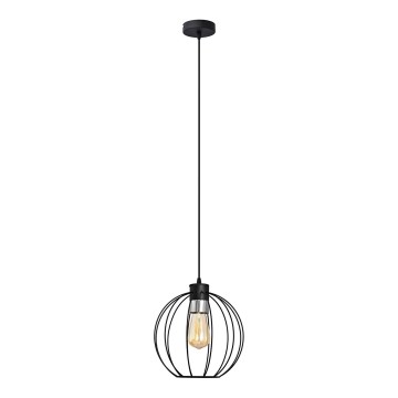 Żyrandol na lince STARLIGHT 1xE27/15W/230V czarny/srebrny