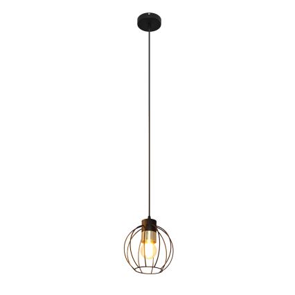 Żyrandol na lince STARLIGHT 1xE27/15W/230V czarny/złoty