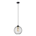 Żyrandol na lince STARLIGHT 1xE27/15W/230V czarny/złoty