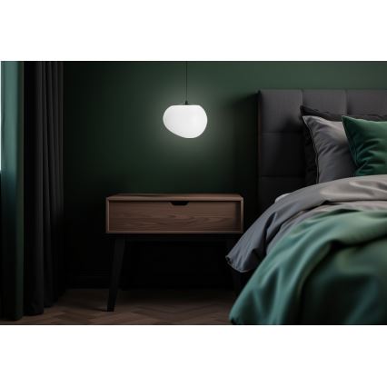 Żyrandol na lince STONES 1xE27/40W/230V śr. 25 cm