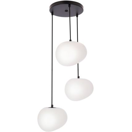 Żyrandol na lince STONES 3xE27/40W/230V