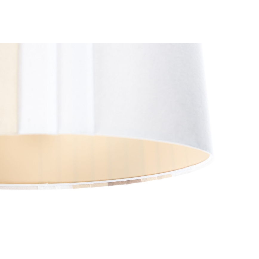 Żyrandol na lince STRIPES 1xE27/60W/230V Ø 40 cm kremowy