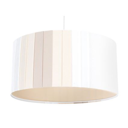 Żyrandol na lince STRIPES 1xE27/60W/230V Ø 60 cm kremowy