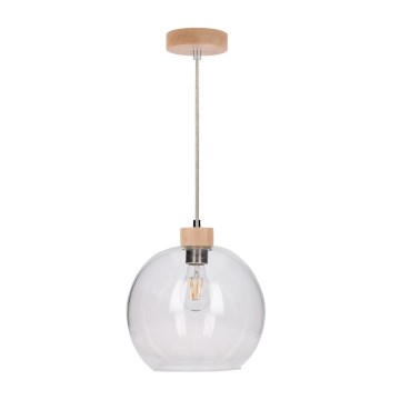 Żyrandol na lince SVEA 1xE27/60W/230V brzoza