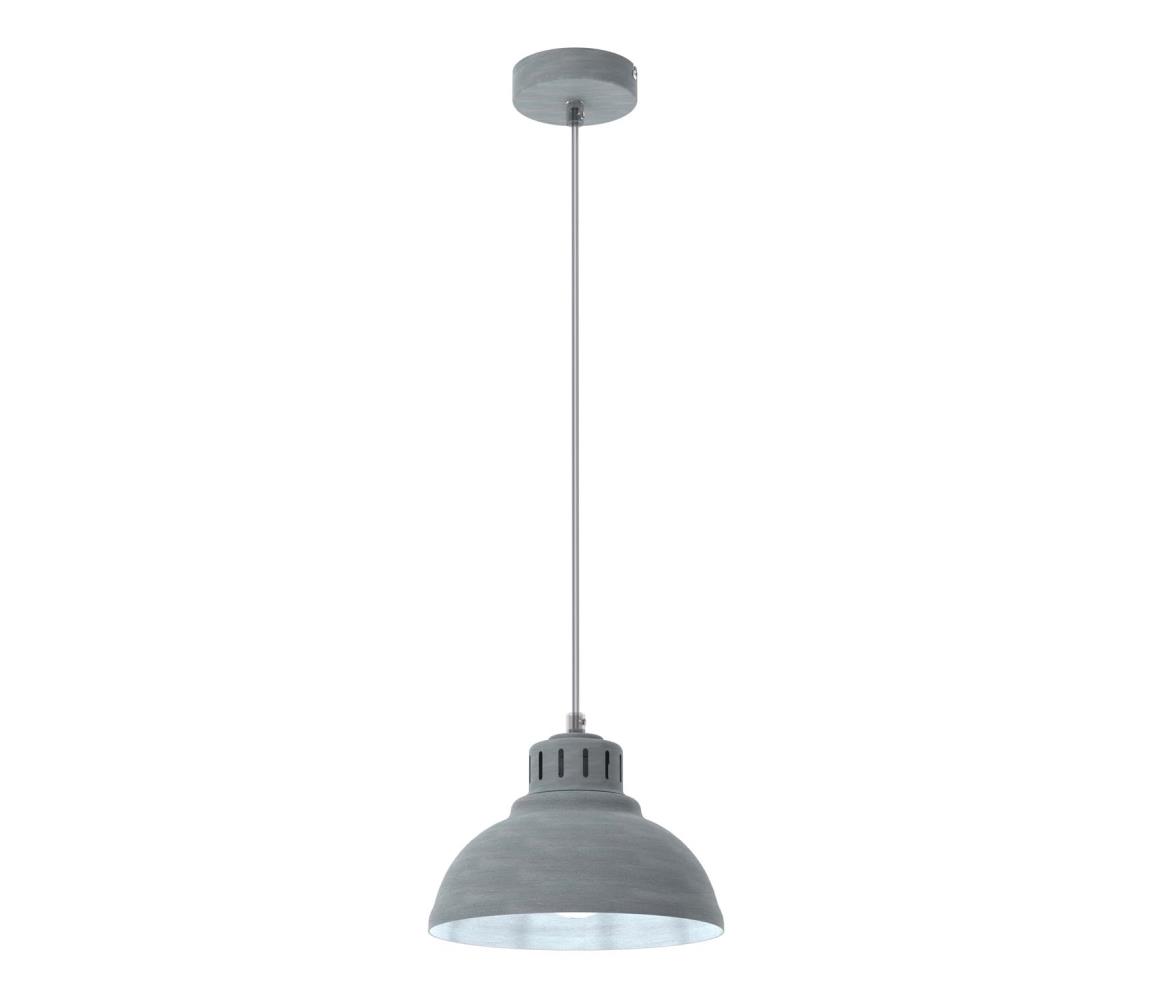 Żyrandol na lince SVEN 1xE27/15W/230V szary