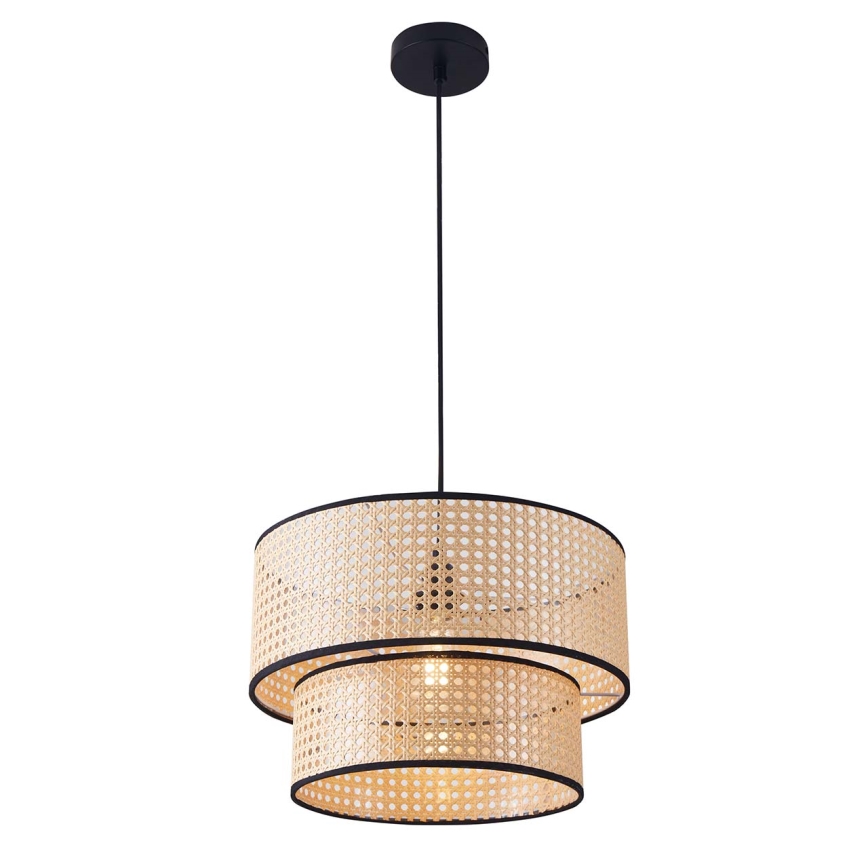Żyrandol na lince TAKARA 1xE27/20W/230V śr. 40 cm beżowy