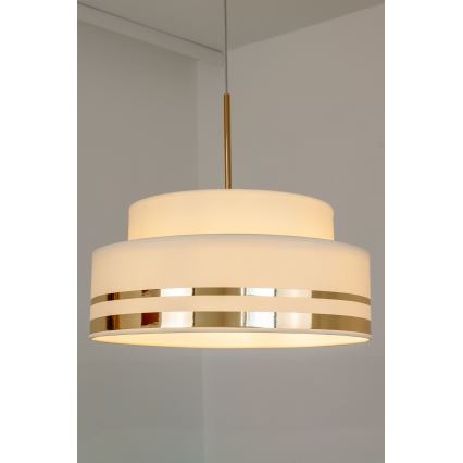 Żyrandol na lince TAMI 1xE27/60W/230V beżowy/złoty
