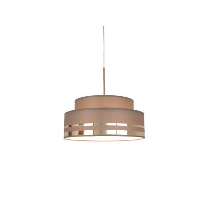 Żyrandol na lince TAMI 1xE27/60W/230V brązowy/złoty