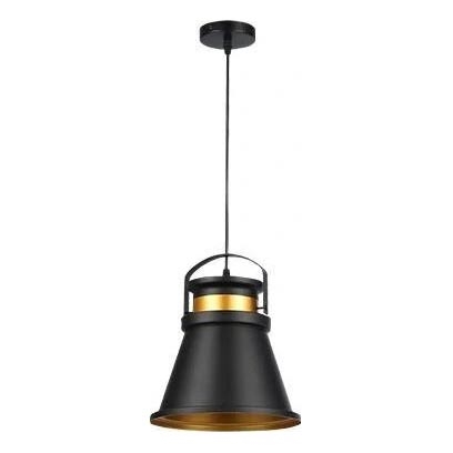Żyrandol na lince TAO 1xE27/60W/230V śr. 25 cm czarny