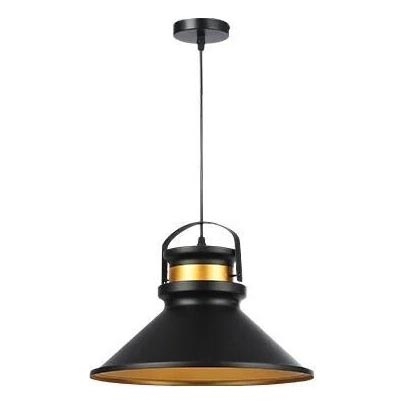 Żyrandol na lince TAO 1xE27/60W/230V śr. 37 cm czarny