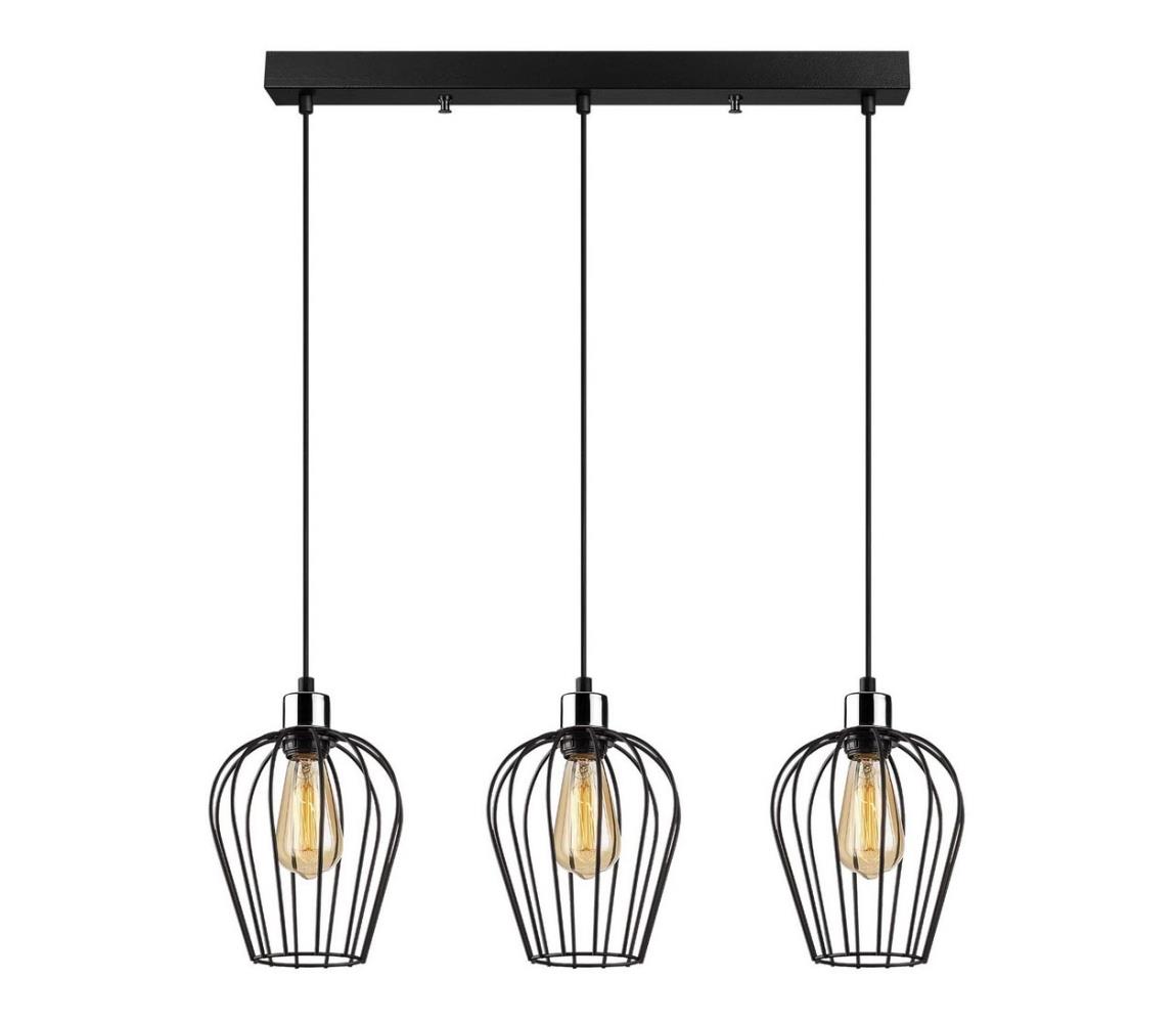 Żyrandol na lince TEL 3xE27/100W/230V