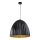 Żyrandol na lince TELMA 1xE27/60W/230V śr. 50 cm czarny/złoty