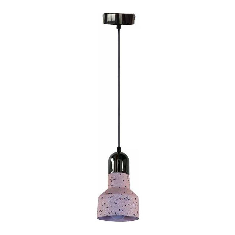 Żyrandol na lince TERRAZZO 1xE27/60W/230V śr. 12 cm czerwony
