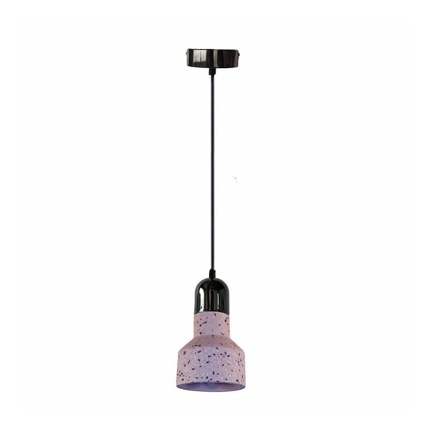 Żyrandol na lince TERRAZZO 1xE27/60W/230V śr. 12 cm czerwony
