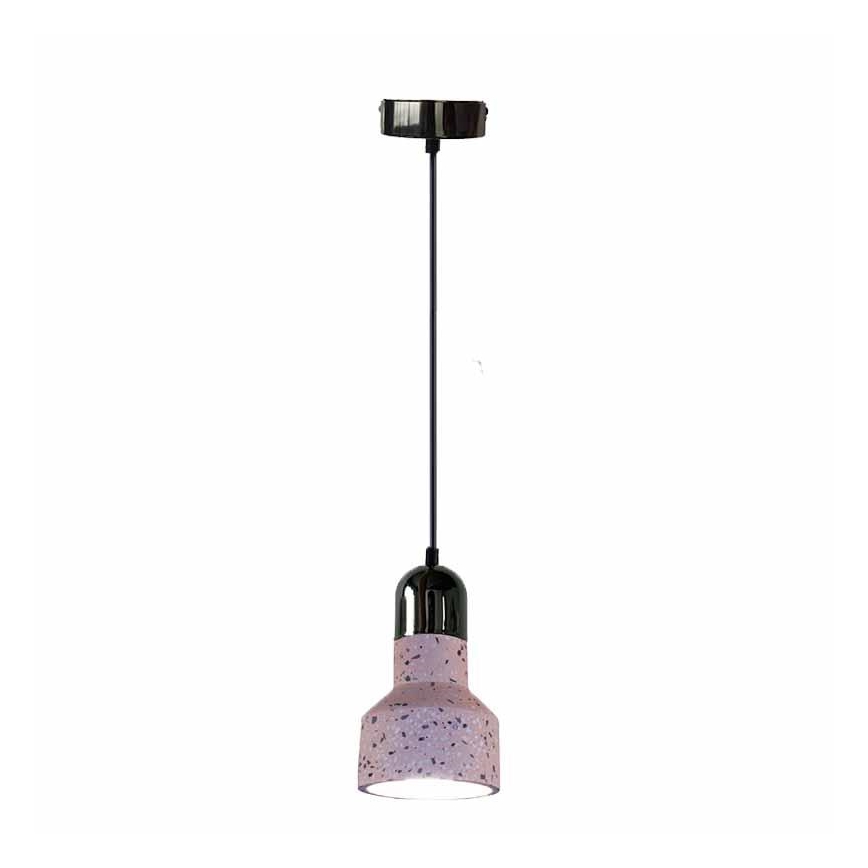 Żyrandol na lince TERRAZZO 1xE27/60W/230V śr. 12 cm czerwony